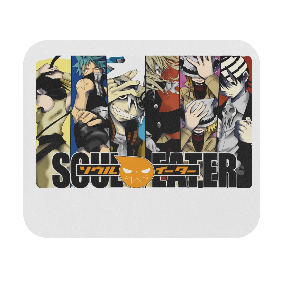 Anime Soul Eater Office Gaming Desk Accessories,Large Gaming Mousepad,Home Office Decor Waterproof Non Slip Rubber Stitched Edges Keyboard Extended Mat 16x29.5in