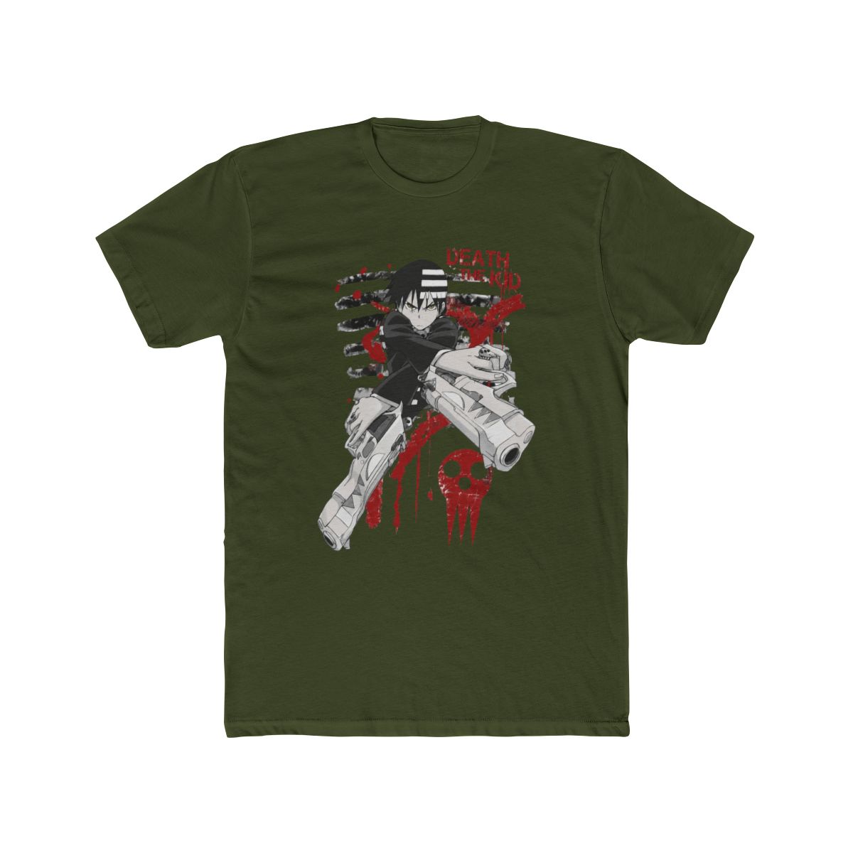 Soul Eater Death The Kid Striped T Shirt - alternate angle 4, merchandise