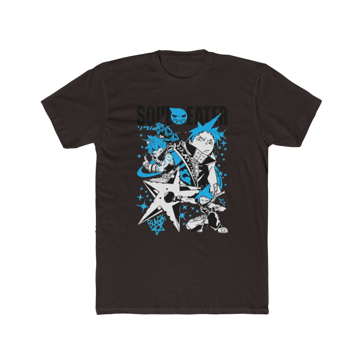 HUBGO Anime Soul Eater T Shirt, Maka Albarn, Death The Kid, Black Star, Short Sleeve Tee, Kids, Size: Small - alternate angle 2, merchandise