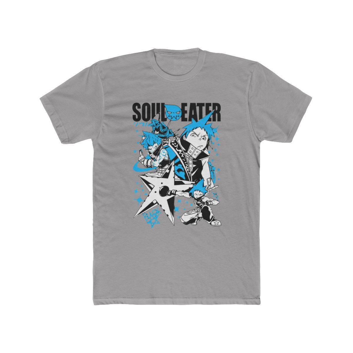 HUBGO Anime Soul Eater T Shirt, Maka Albarn, Death The Kid, Black Star, Short Sleeve Tee, Kids, Size: Small - Official T-Shirts merchandise