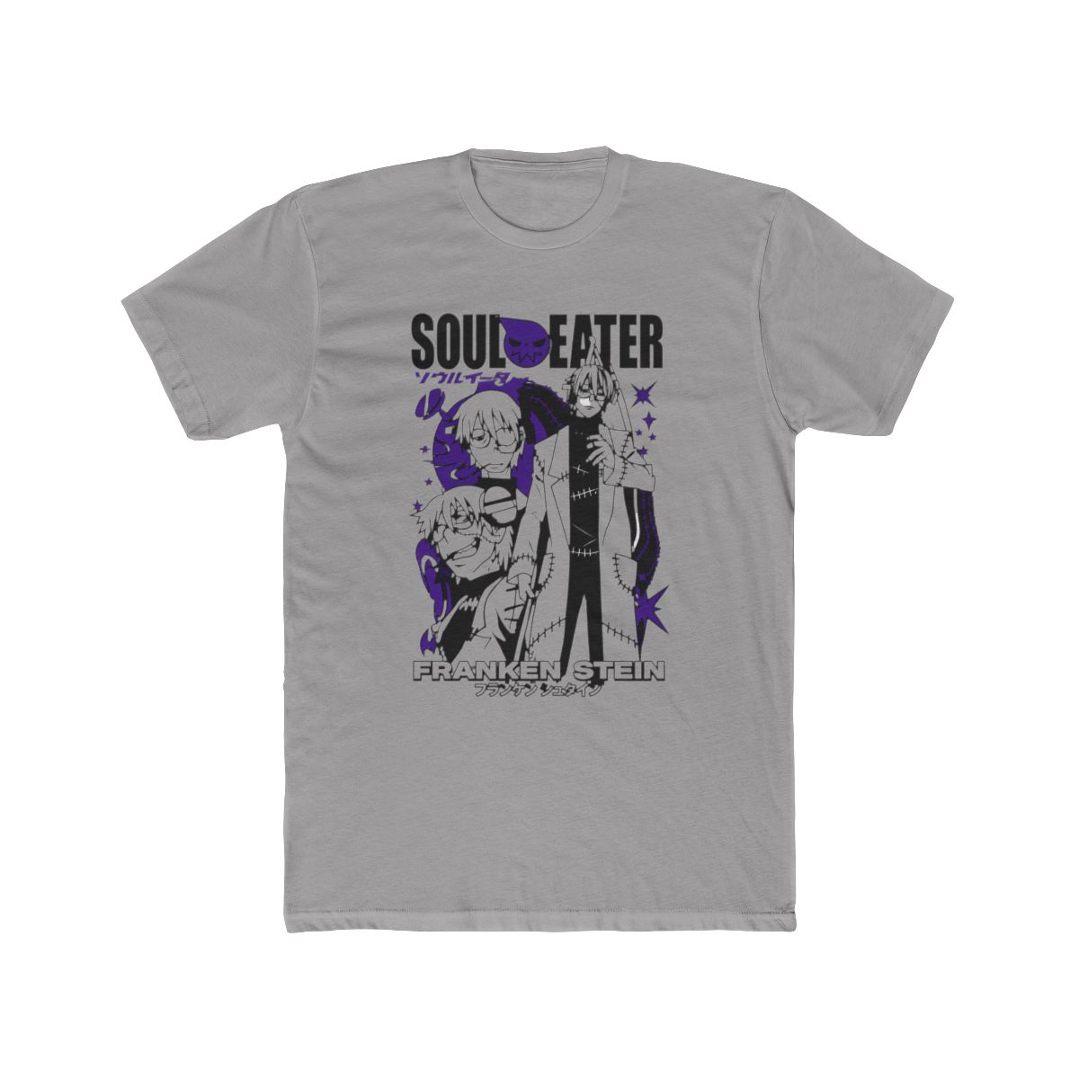 Soul Eater T Shirt Death the Kid Japanese Anime Black Star Gift Shirt All Size - alternate angle 2, merchandise