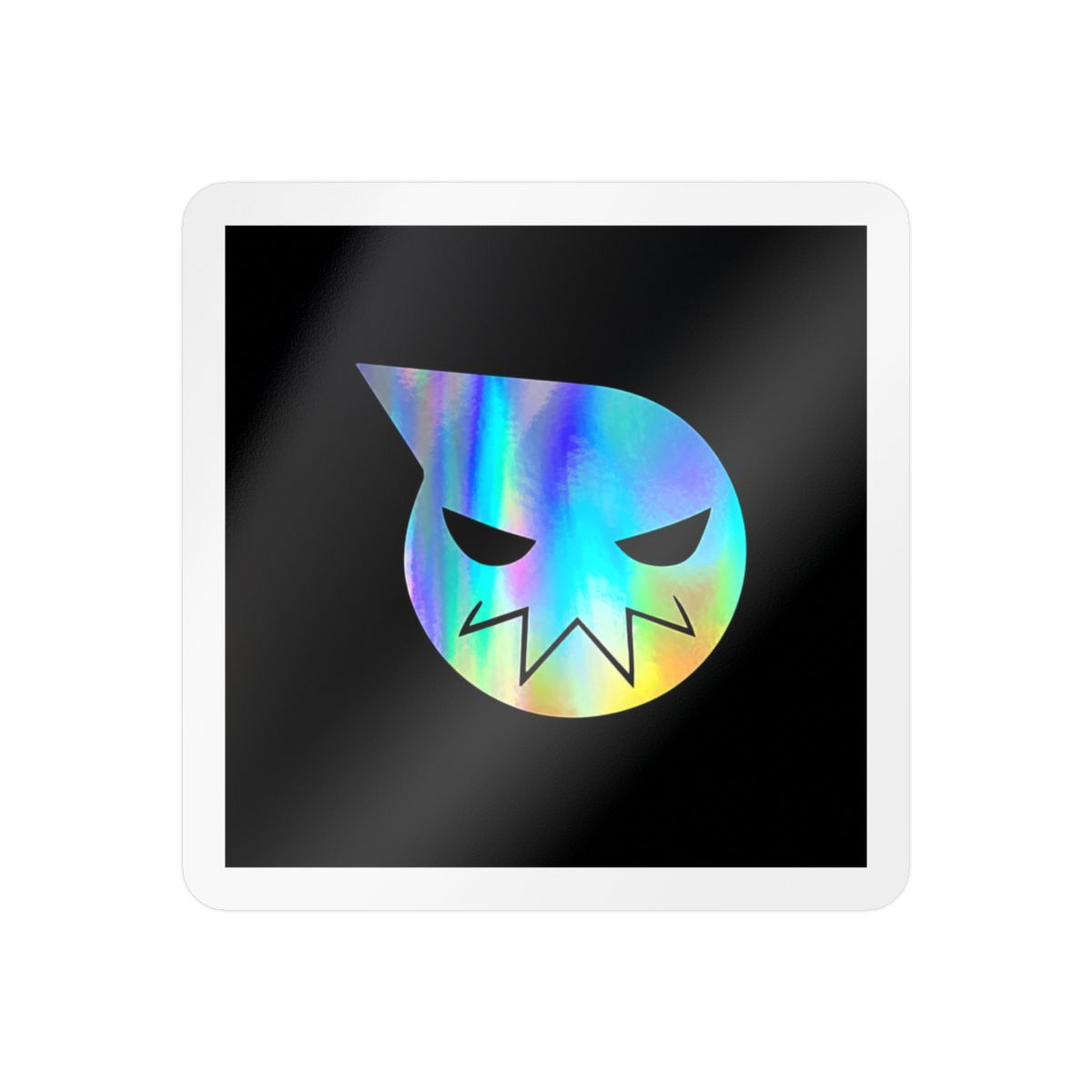 Soul Eater Black Sticker Vinyl Decal Stickers Car Window Laptop 5" x 4.5" (Holographic) - alternate angle 4, merchandise