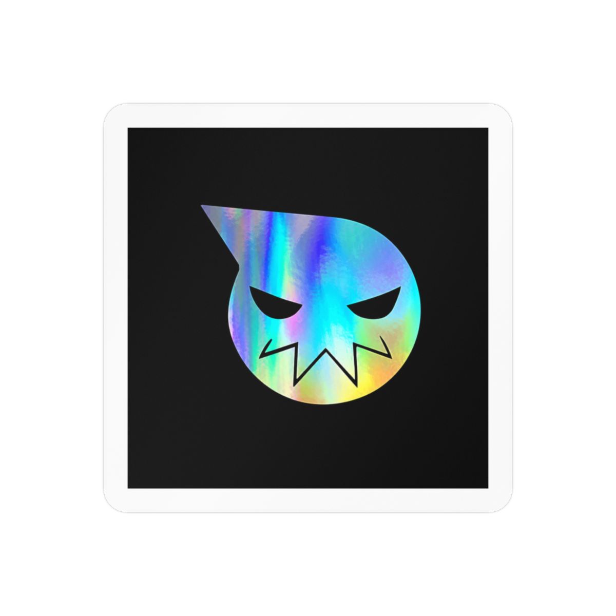 Soul Eater Black Sticker Vinyl Decal Stickers Car Window Laptop 5" x 4.5" (Holographic)