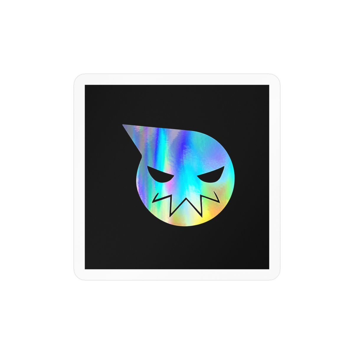 Soul Eater Black Sticker Vinyl Decal Stickers Car Window Laptop 5" x 4.5" (Holographic) - alternate angle 1, merchandise