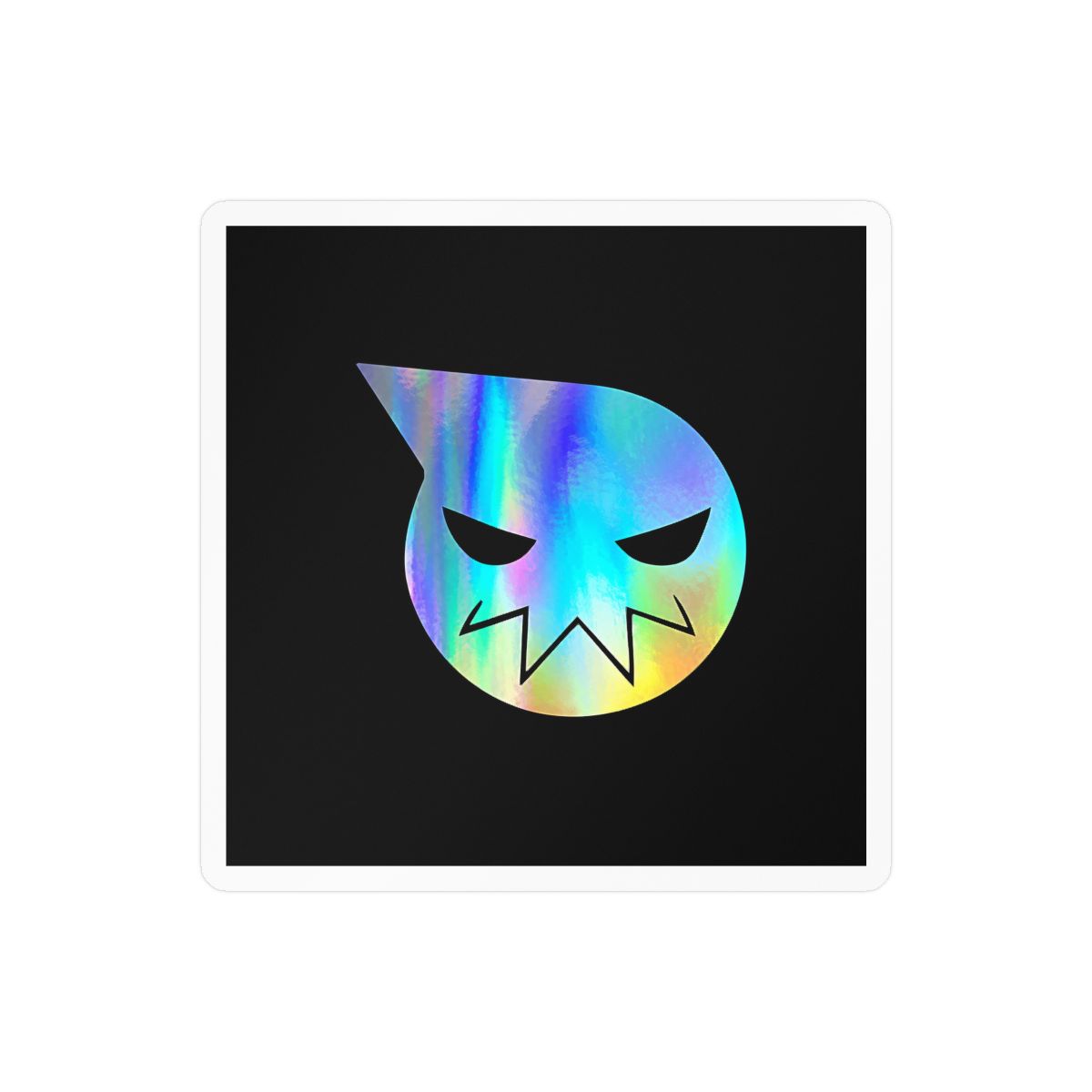 Soul Eater Black Sticker Vinyl Decal Stickers Car Window Laptop 5" x 4.5" (Holographic) - alternate angle 2, merchandise