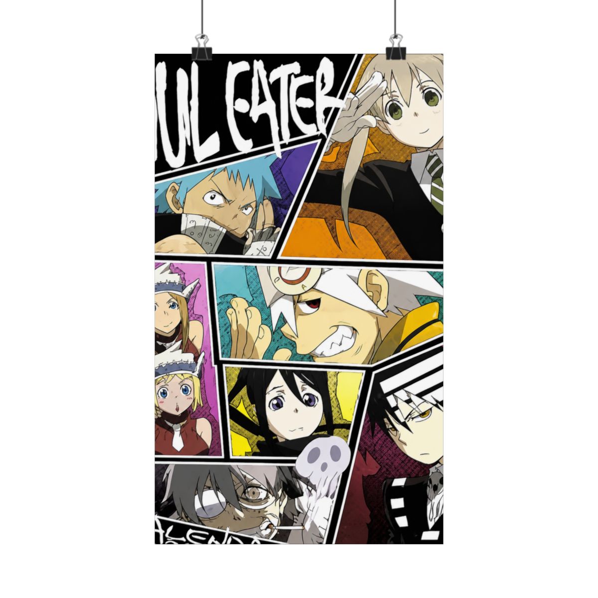 Soul Eater Anime Fabric Wall Scroll Poster (16" X 22") inches - alternate angle 4, merchandise