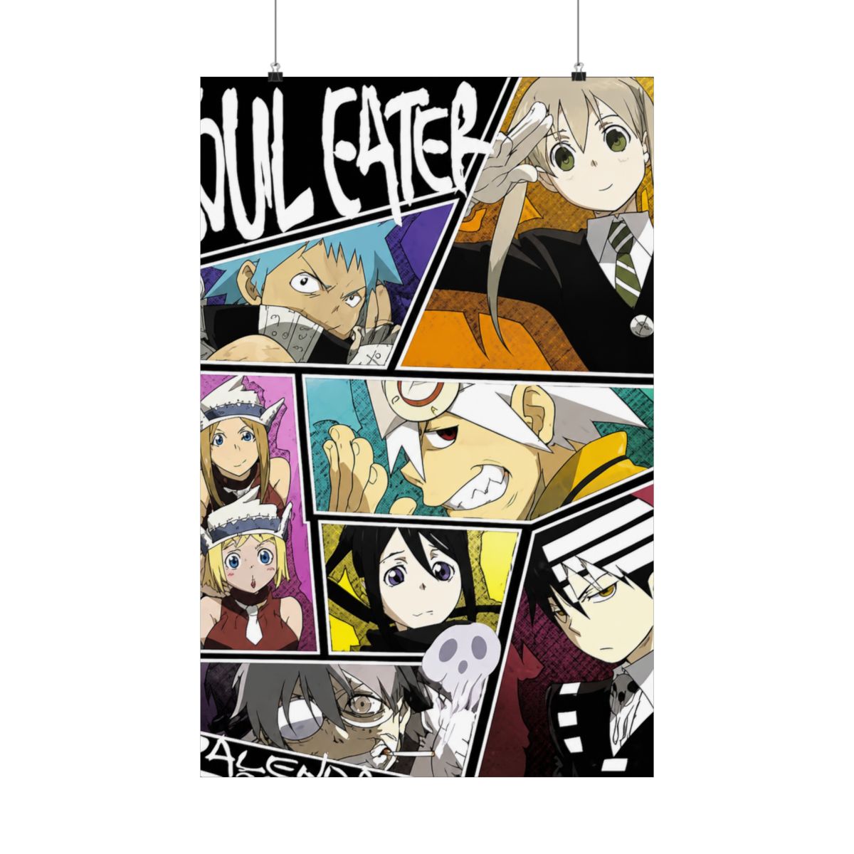 Soul Eater Anime Fabric Wall Scroll Poster (16" X 22") inches - alternate angle 5, merchandise