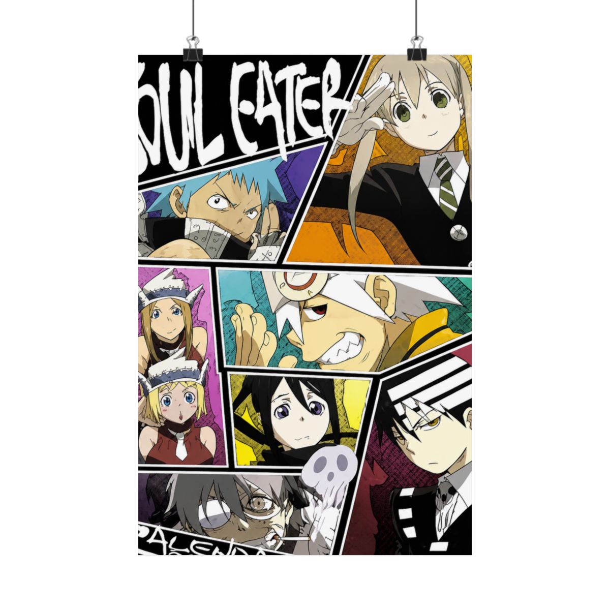 Soul Eater Anime Fabric Wall Scroll Poster (16" X 22") inches - alternate angle 3, merchandise