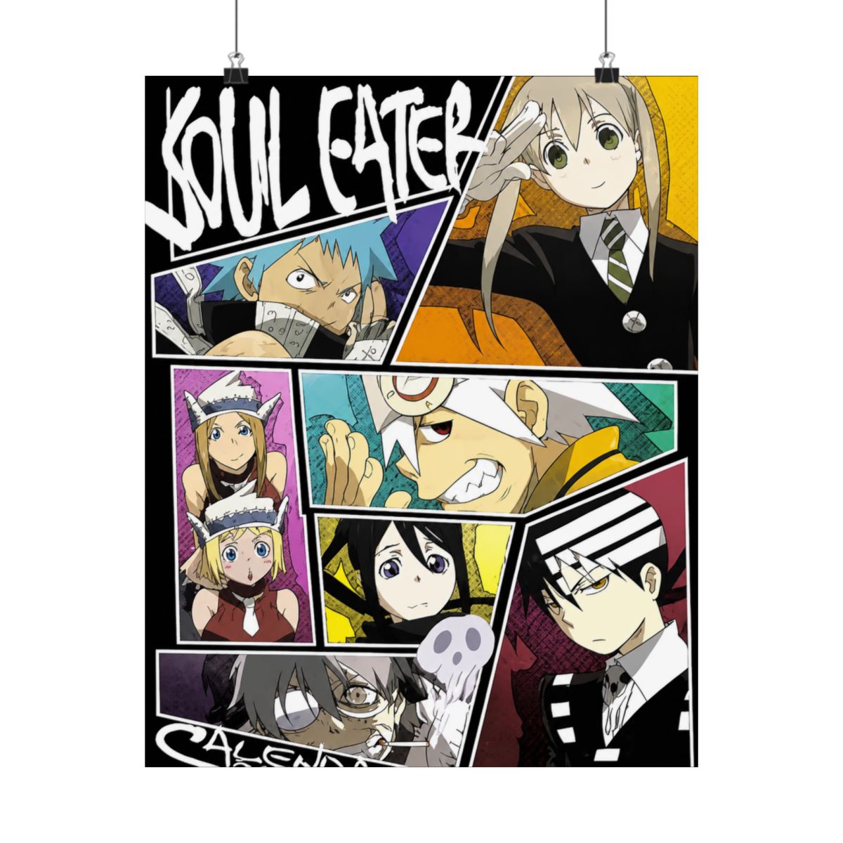 Soul Eater Anime Fabric Wall Scroll Poster (16" X 22") inches - alternate angle 2, merchandise